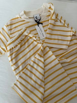 SECONDS* KIDS SHORTIE PYJAMA SET | CARAMEL BRETON