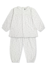 KIDS BALLOON PYJAMA SET | LILAC FLORAL MUSLIN