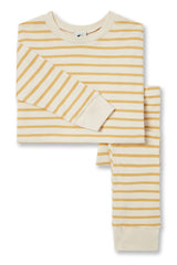 KIDS CLASSIC PYJAMA SET | CARAMEL BRETON
