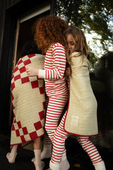 CLASSIC PYJAMA SET | RED & OATMEAL BRETON