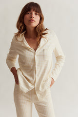 WOMENS CLASSIC PYJAMA SET | BUTTERMILK