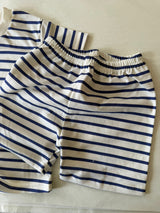SECONDS* KIDS SHORTIE PYJAMA SET | NAVY BRETON