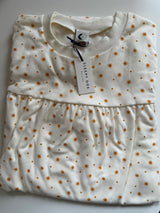 SECONDS* KIDS SLEEP DRESS | CARAMEL STAR AND DOT