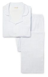 WOMENS CLASSIC PYJAMA SET | GINGHAM MIST