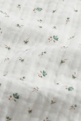 WOMENS TRADITIONAL PYJAMA SET | WHITE FLORAL MUSLIN