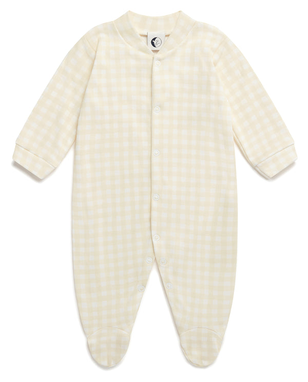 BABY SLEEPSUIT | BUTTERMILK