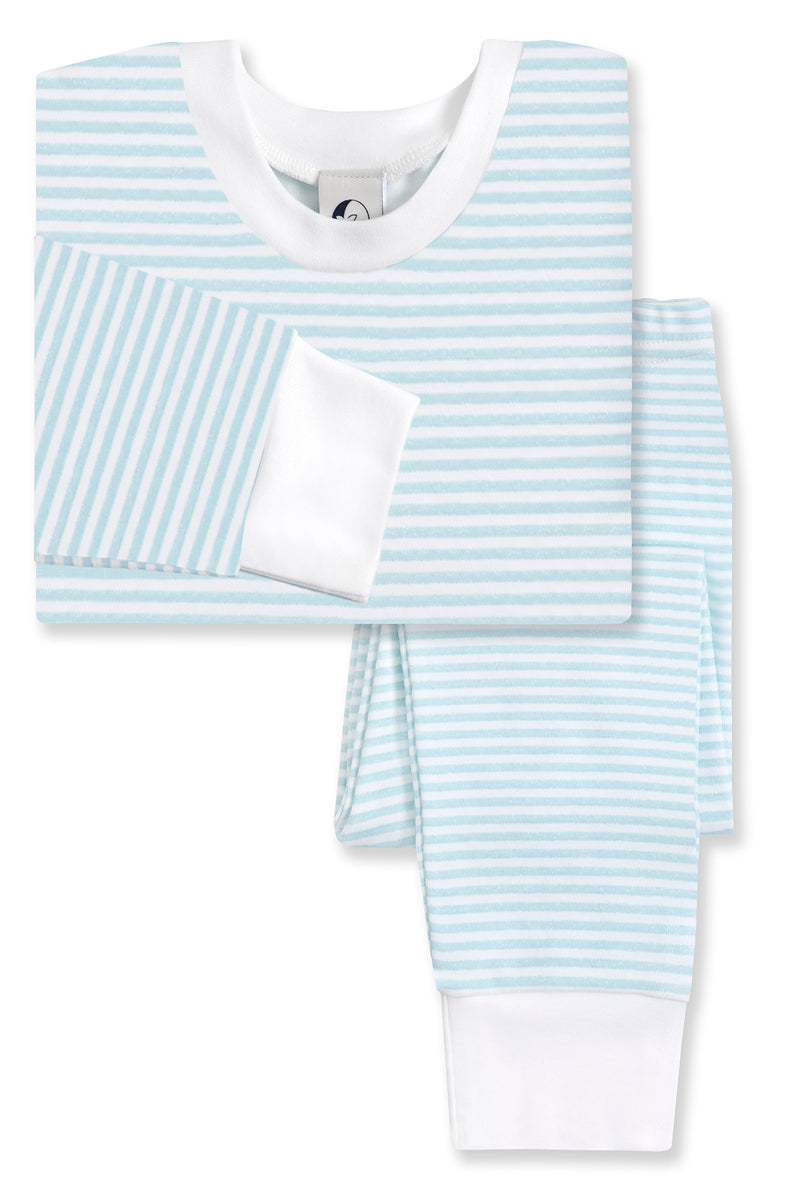 KIDS CLASSIC PYJAMA SET | POWDER STRIPE