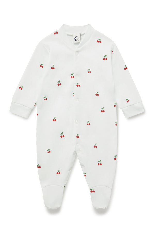 BABY SLEEPSUIT | CHERRIES