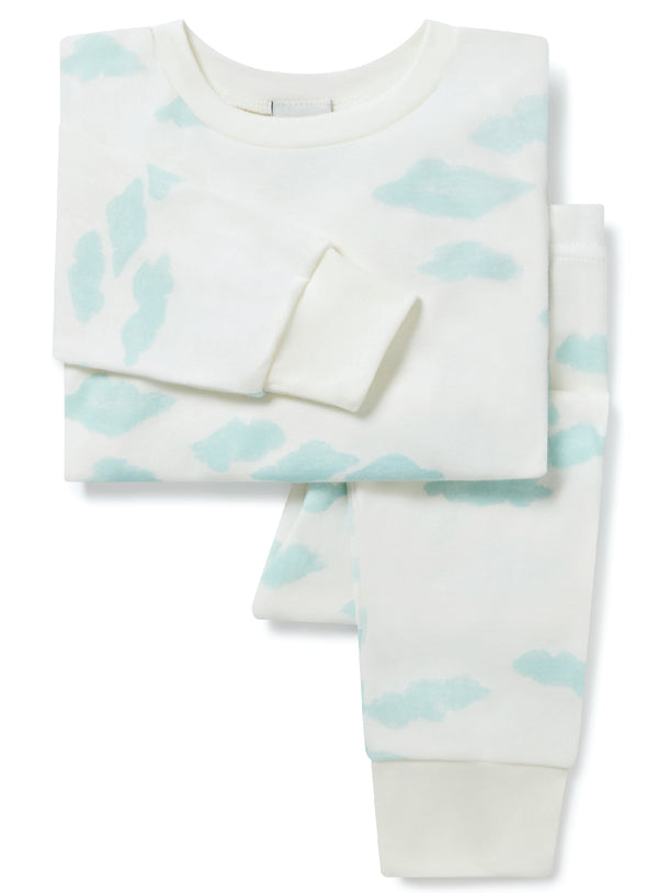 KIDS CLASSIC PYJAMA SET | TURQUOISE CLOUD