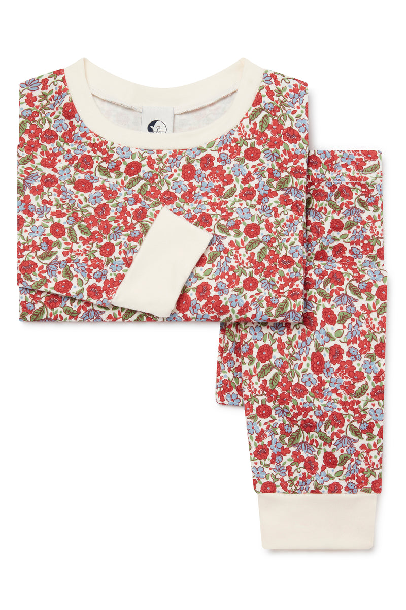 8-9 + KIDS CLASSIC SET | RED-BLUE FLORAL