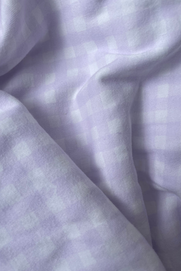 2 X M ONLY SECONDS | WOMENS CLASSIC SET | GINGHAM LAVENDER