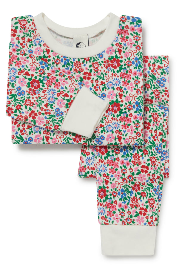 KIDS CLASSIC PYJAMA SET | FESTIVE FLORAL