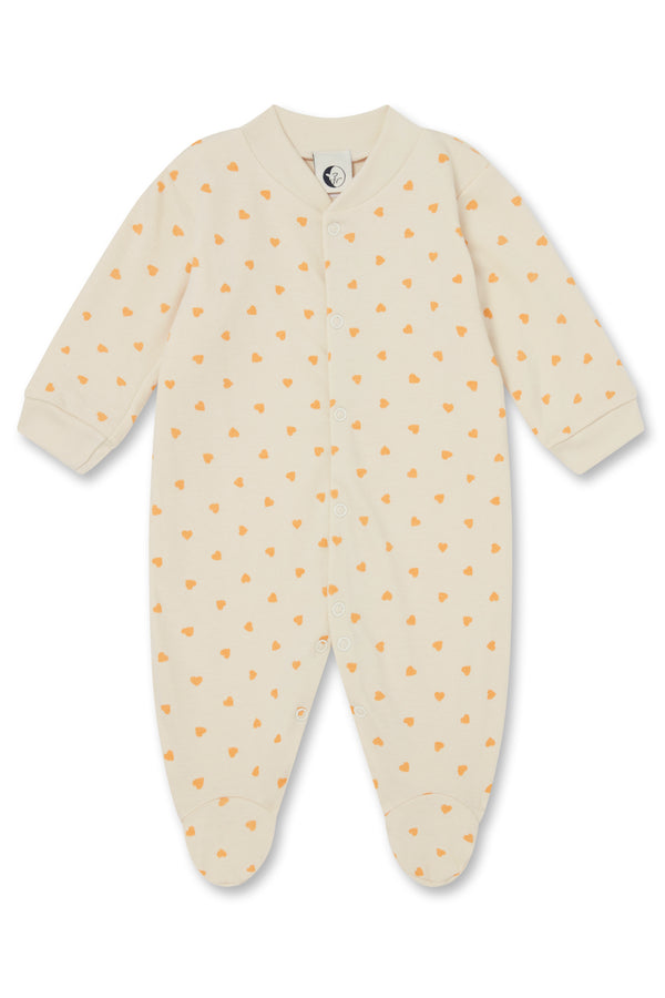0-3 & 3-6 ONLY SECONDS | BABY SLEEPSUIT | PEACH HEARTS