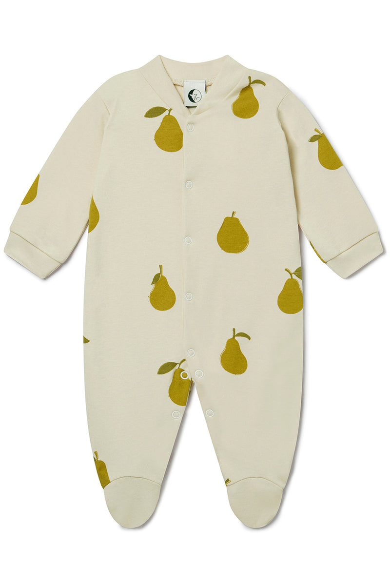 BABY SLEEPSUIT | PEAR
