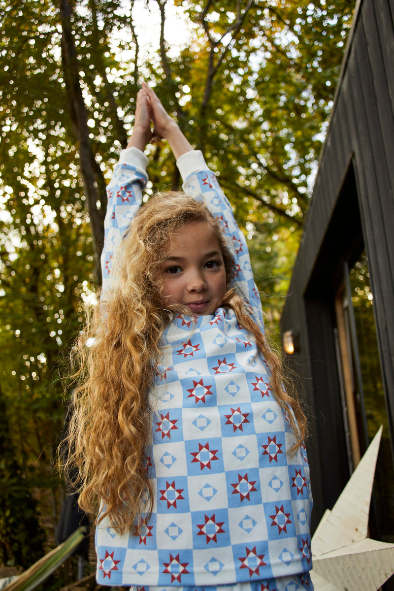 KIDS CLASSIC PYJAMA SET | PATCHWORK STAR