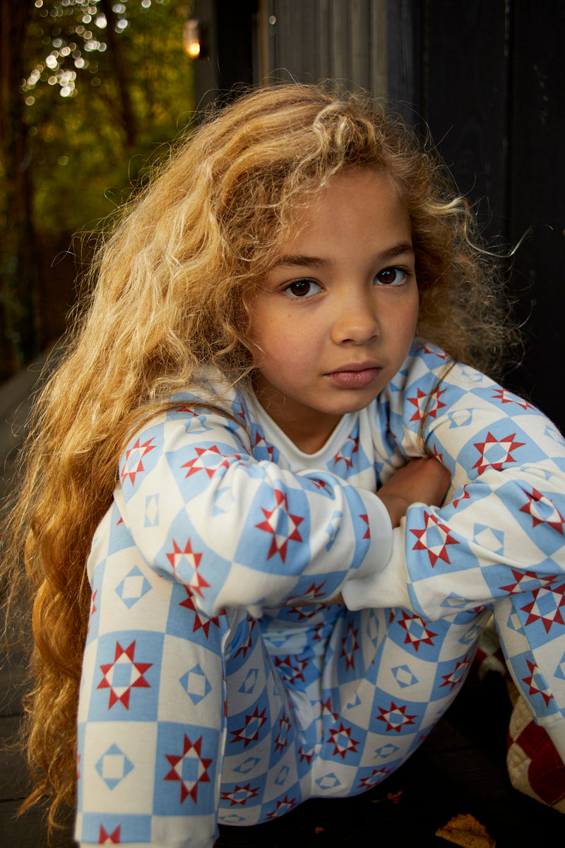 KIDS CLASSIC PYJAMA SET | PATCHWORK STAR