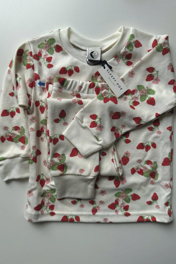 SECONDS KIDS CLASSIC PYJAMA SET | STRAWBERRY