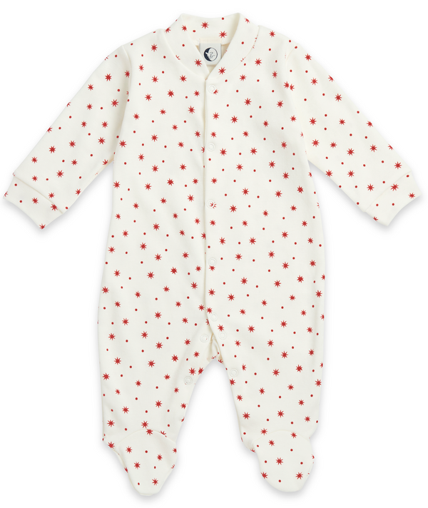 BABY SLEEPSUIT | RED STAR
