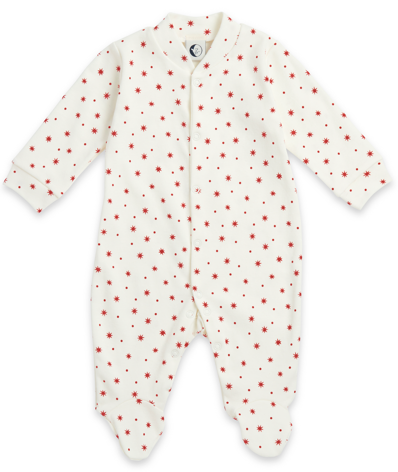 BABY SLEEPSUIT | RED STAR