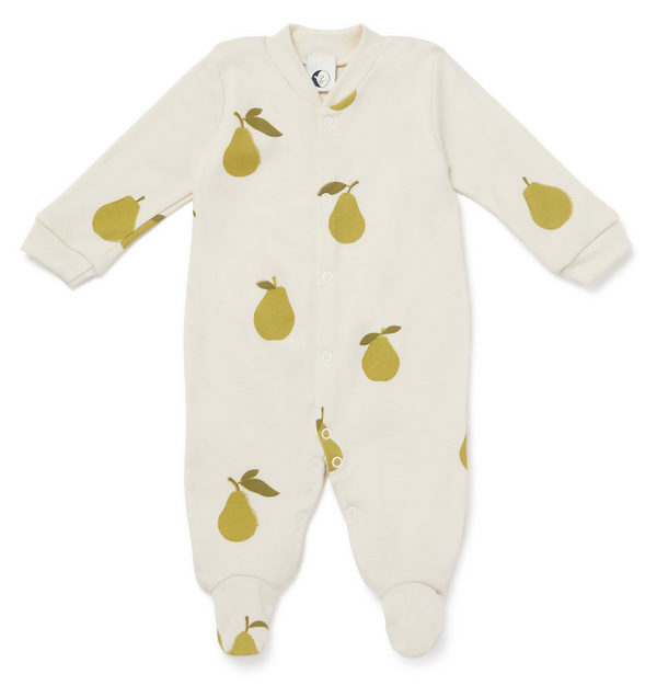 BABY SLEEPSUIT | PEAR