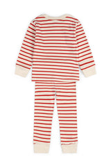 CLASSIC PYJAMA SET | RED & OATMEAL BRETON