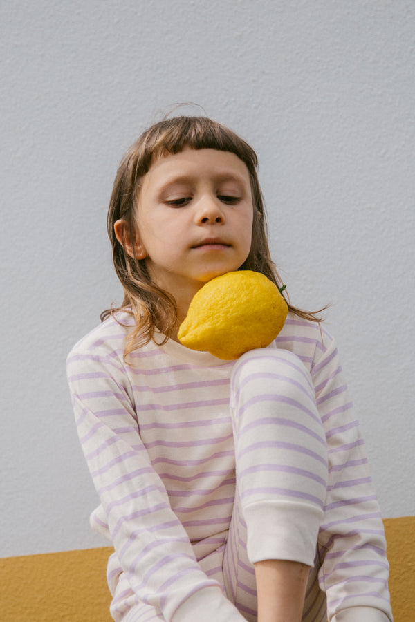 KIDS CLASSIC PYJAMA SET | LILAC BRETON