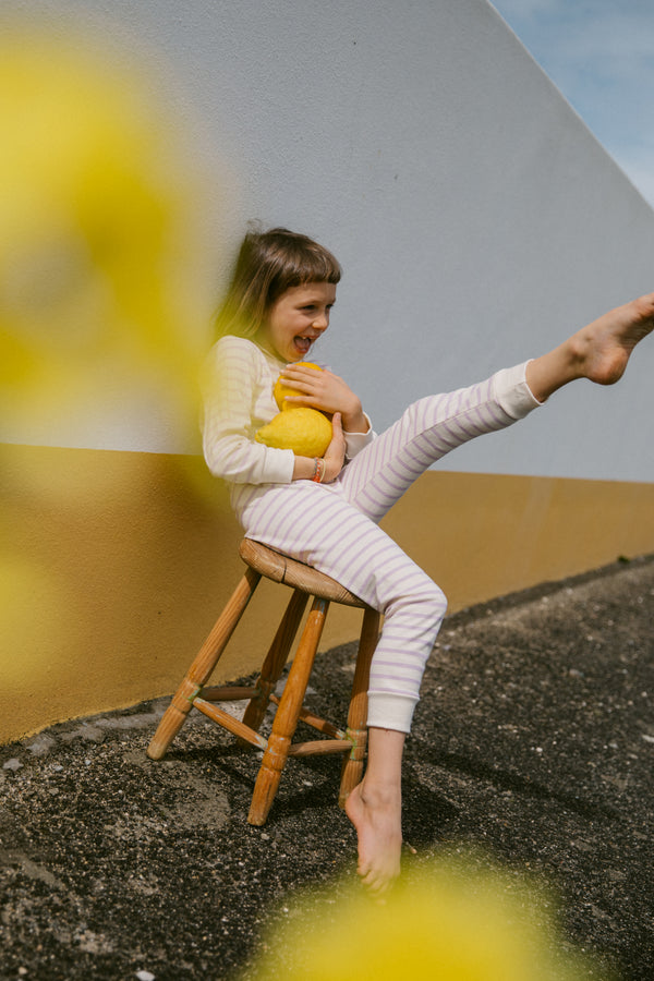 KIDS CLASSIC PYJAMA SET | LILAC BRETON