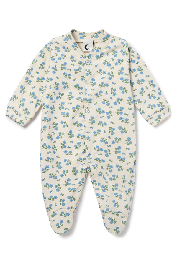 BABY SLEEPSUIT | TEA FLORAL