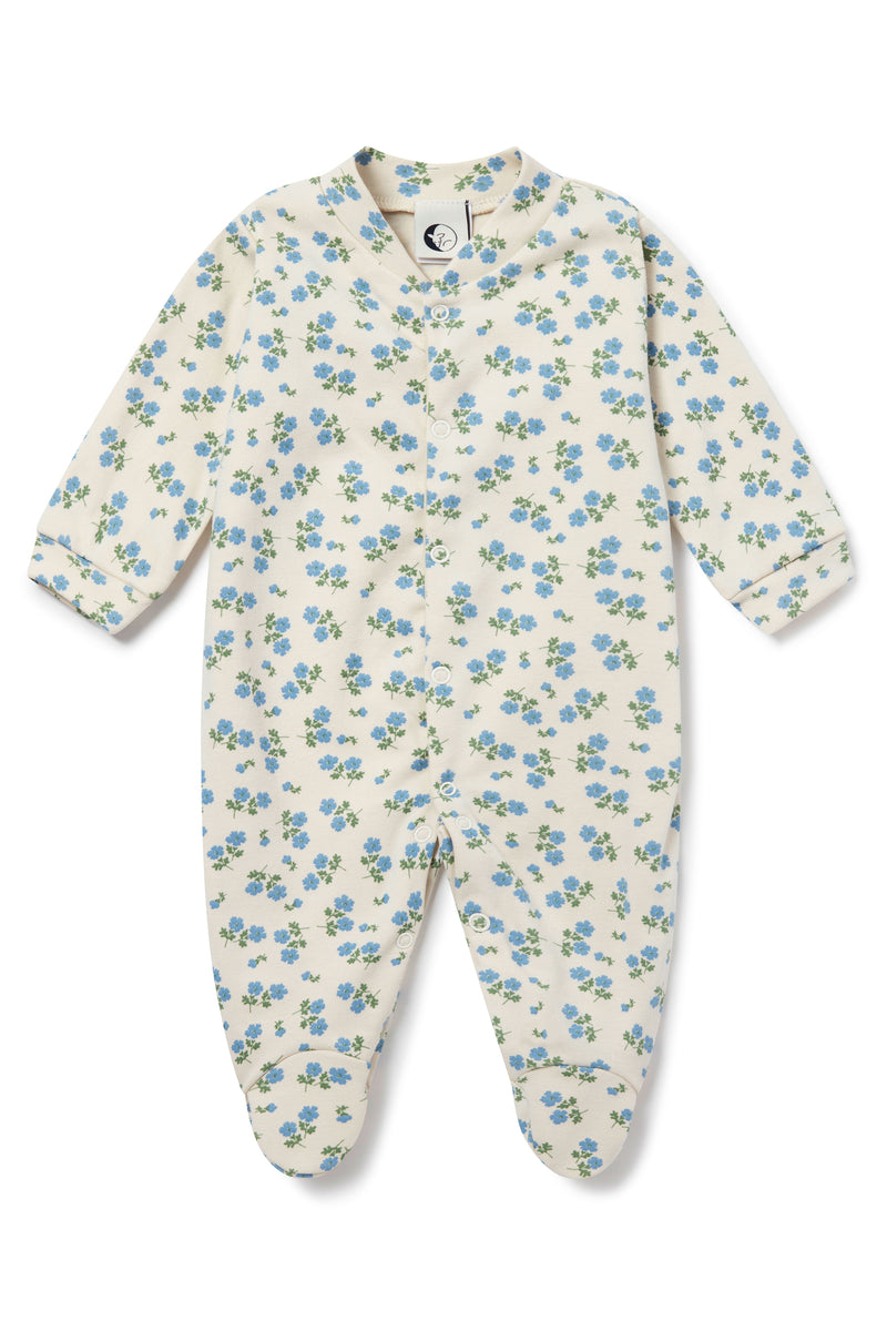BABY SLEEPSUIT | TEA FLORAL