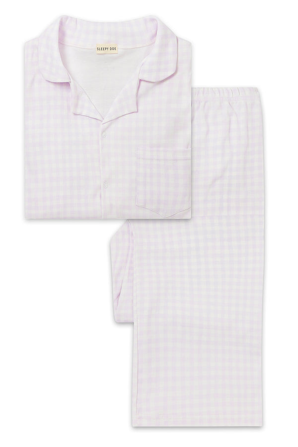 NEW IN! WOMENS CLASSIC SET | GINGHAM LAVENDER