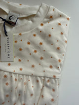 SECONDS* KIDS SLEEP DRESS | CARAMEL STAR AND DOT