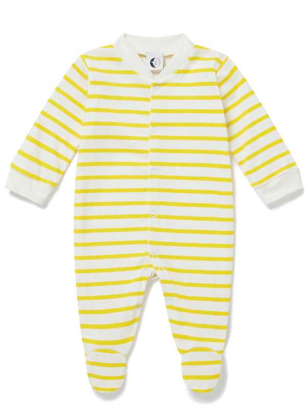 BABY SLEEPSUIT | SUNNY STRIPE