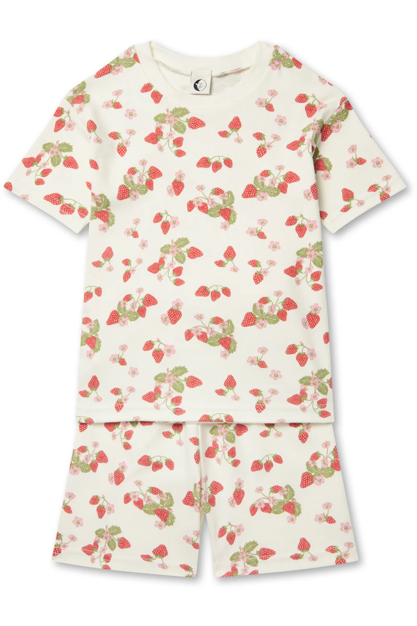 10-11 ONLY SECONDS | KIDS SHORTIE PYJAMA SET | STRAWBERRY